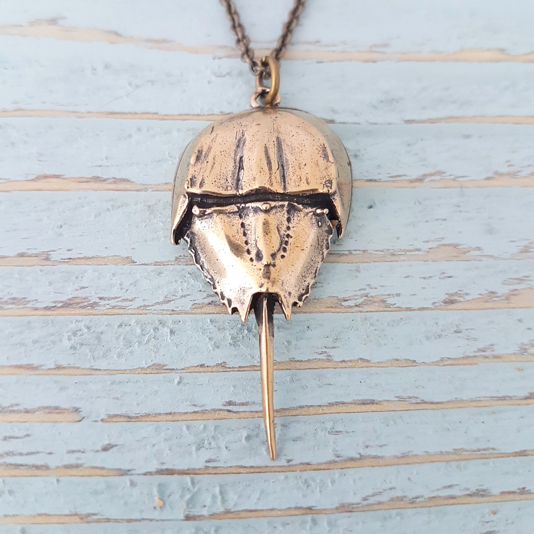 Horse Shoe Crab Necklace Pendant