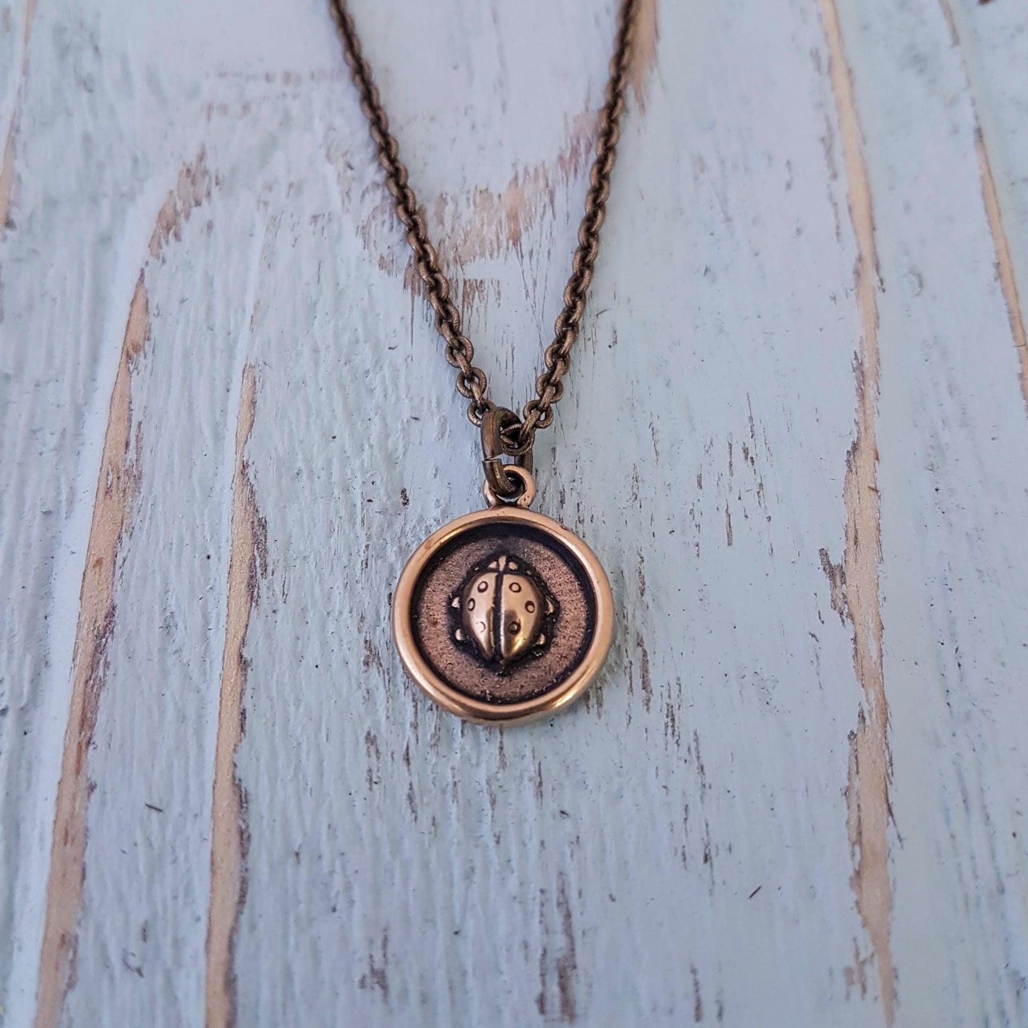Lady Bug Necklace